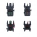 MGPCQB  toy model with Green and Red Full Dots Polymer Fiber Optics Iron Sights Front and Rear Sights