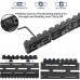 MGPCQB Picatinny Accessory Rail Single Picatinny Rail Pressure Switch Cable Guides Compatible with M-LOK System, Flashlight Laser Wire Management System 3-3-5-5-7-7 Slot - 6 Pieces