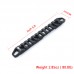 【MGPCQB Model Mall】West Lake M-LOK/Keymod Picatinny Rail Sections, 3-Slot 7-Slot 11-Slot, Solid Aluminum Single M-LOK Keymod Compatible Multi-Functional Rails (Black)