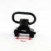 【MGPCQB Model Mall】Quick Release Detach Push Button Sling Swivel QD Sling+ Mount Base for 20-21mm Picatinny Rai