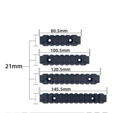 【MGPCQB Model Mall】M-lok&keymod edition of 4 sets of polymer nylon guides