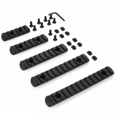 MGPCQB Toy shooting game Accessories-5 Pieces MLOK Picatinny Rail Slots