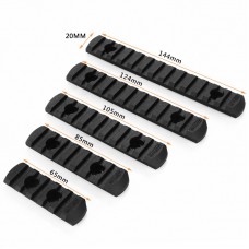 MGPCQB Toy shooting game Accessories-5 Pieces MLOK Picatinny Rail Slots