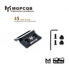 【MGPCQB Model Mall】 45 degree side rail to m-lok base metal material