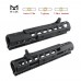 【MGPCQB Model Mall】 PPG Polymer Mloks&Keymods Enhanced Rails Protection Coverage for Mloks&Keymods Standard Systems-6 Pieces BK&DE