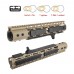 【MGPCQB Model Mall】 PPG Polymer Mloks&Keymods Enhanced Rails Protection Coverage for Mloks&Keymods Standard Systems-6 Pieces BK&DE